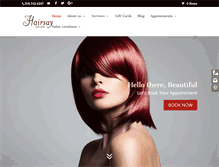 Tablet Screenshot of hairsay.com